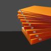 CABINE Bakelite Phenolic Laminated Resin Sheets, 100 x 100 x 6 mm, 3-Piece view 3