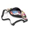 Tropical Flower Waist Bag for Women and Men view 4