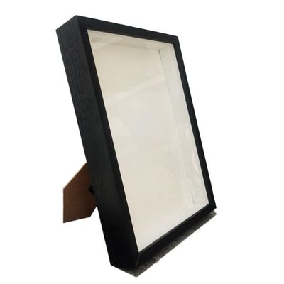 ETomey DIY 3D Wooden Picture Frame, 3 cm Deep, Black, A4 21 x 30 cm