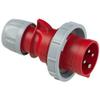 PCE CEE Wall-Mount Plug, 5P 32A, IP67, 6h, Phase Reverser view 1