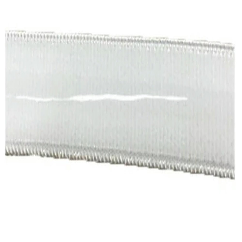 umass Transparent Silicone Elastic Band, 10–20 mm, Black/White, Non-Slip, 5 m