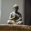 Black Myth: Wukong Monkey King Statue, Black-Gold, Size MA view 1