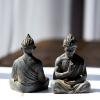 Black Myth: Wukong Monkey King Statue, Black-Gold, Size MA view 2