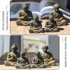 Black Myth: Wukong Monkey King Statue, Black-Gold, Size MA view 4