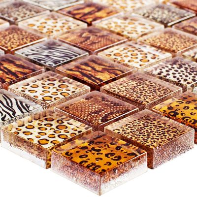 Safari Beige 23 Glass Mosaic Tile for Kitchen Backsplash and Bathroom Walls