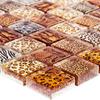 Safari Beige 23 Glass Mosaic Tile for Kitchen Backsplash and Bathroom Walls view 1
