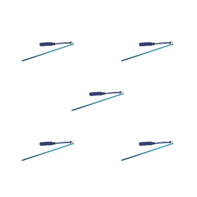 Mealoodiousmusea 5-Piece Diving Lobster Tickle Stick Pointer Shaker Set with Wrist Strap, Blue