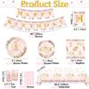 Floral 1st Birthday Party Decoration Set for 20 Guests view 2