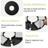 UFURMATE Pipe Wall Escutcheons, 2-Pack, 1 in, Black Plastic, 28 mm Inner Diameter view 4