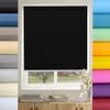 Blackout Roller Shade, No-Drill Clamp-Fit, 55 x 190 cm, Black view 1