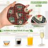Red Buffalo Plaid Tartan Coasters, Set of 6 view 3