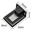 Magnetic Door Stopper, Brushed Stainless Steel, Floor-Mounted view 4