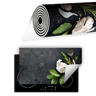 TMK ArtDeko Stovetop Cover, Roll-Up Induction Mat, 1-Piece, 90 x 52 cm, Spices Slate