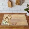 TMK ArtDeko Ceramic Cooktop Cover, Roll-Up Induction Mat, 1-Piece, 90 x 52 cm, Wooden Spoon view 3