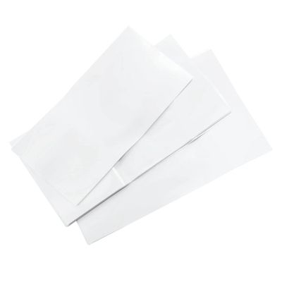 Jimenez 30-Piece Sublimation Shrink Wrap Film Bags, 3 Sizes, White, for Tumblers, Cups, and Mugs