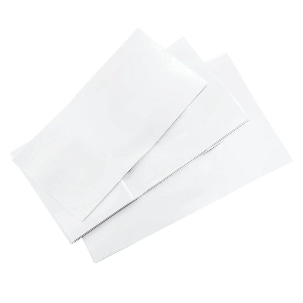 Jimenez 30-Piece Sublimation Shrink Wrap Film Bags, 3 Sizes, White, for Tumblers, Cups, and Mugs