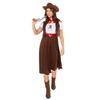 Amscan 9918997 Women's World Book Day Western Cowgirl Costume, Sizes 8–10 view 3