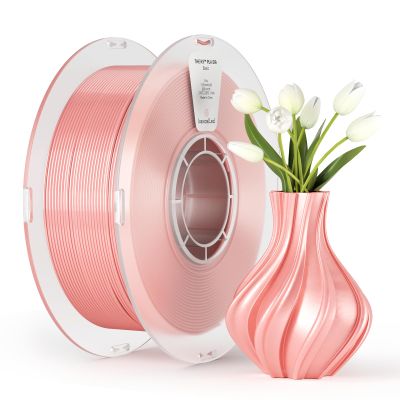 Kexcelled PLA Silk Pink Filament, 1.75 mm ± 0.03 mm, 1 kg, Shiny Gloss