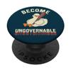 Become Ungovernable Goose Funny Duck Meme Baseball Bat PopSockets with Interchangeable PopGrip view 1