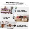 PRETYZOOM 6-Piece Handmade Cotton Macramé Placemats, Nordic-Style Heat-Resistant Table Mats view 3