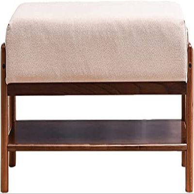 Entryway Shoe Storage Bench with Adjustable Height