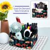 Art Colorful Fish Large-Capacity PU Leather Desk Organizer view 4