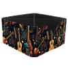 Artistic Color Guitar Stylish PU Leather Desk Organizer, Large Capacity Multifunctional Supply Organizer view 1