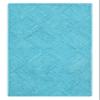 CASAVANI Modern Square Kilim Rug, 2.13 m, Handwoven, Turquoise Blue, Sisal and Jute, 0.48 cm Thick, Geometric Flatweave, Indoor/Outdoor view 1