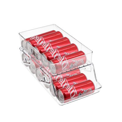 Seahelms 2-Tier Foldable Refrigerator Can Organizer for 250/330 mL Cans