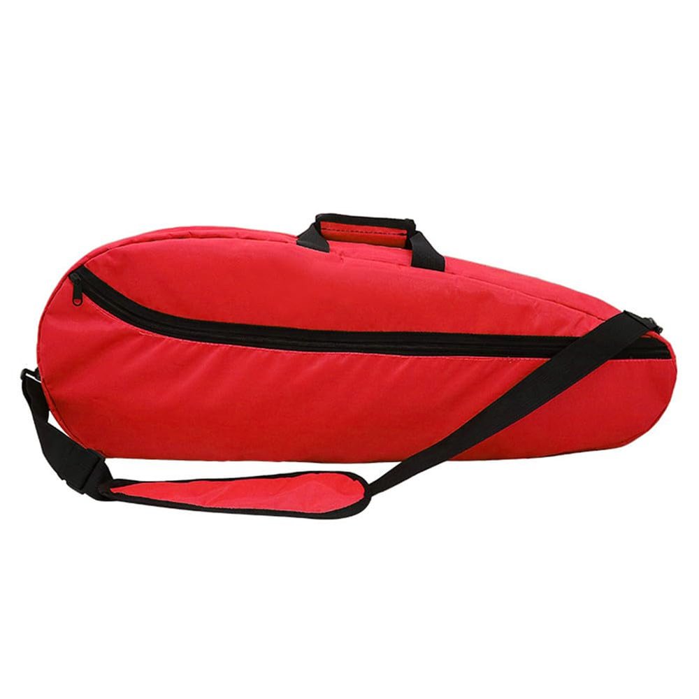 Hixingo Tennis Backpack for Women and Men, Tennis Racket Backpack with Shoe Compartment, Large-Capacity Sports Backpack for Tennis Rackets, Badminton Rackets and Basketballs, 75 x 33 x 15 cm, Light Red