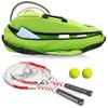 Hixingo Tennis Backpack for Women and Men, Tennis Racket Backpack with Shoe Compartment, Large-Capacity Sports Backpack for Tennis Rackets, Badminton Rackets and Basketballs, 75 x 33 x 15 cm, Light Red view 4