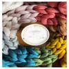 Chunky Yarn for Hand-Knitted Blankets and Scarves, Apricot view 2
