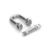 Screw Pin Shackle, D-Ring Shackle, 316 Stainless Steel, D-Type, M4–M32 view 4