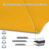 Blackout Thermal Roller Blind 95 x 230 cm, No-Drill Clamp-Fit, Duo Double Roller Blind, Orange view 3