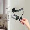Fingerprint Door Lock with App, Key Card, and Manual Key for 1.38–1.77 in Doors view 1