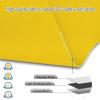 No-Drill Blackout Roller Blind 30 x 160 cm, Clamp-Fit, Yellow view 3