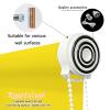 No-Drill Blackout Roller Blind 30 x 160 cm, Clamp-Fit, Yellow view 4