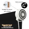 Modern Day-Night Roller Blind 70 x 70 cm, Side-Pull Easyfix Blackout Blind, Black view 4