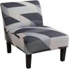 uyeoco Stretch Armless Chair Cover, Jacquard Fabric, Color 17 view 1