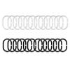Shower Curtain Rings, 24 Pcs Plastic Hooks view 1
