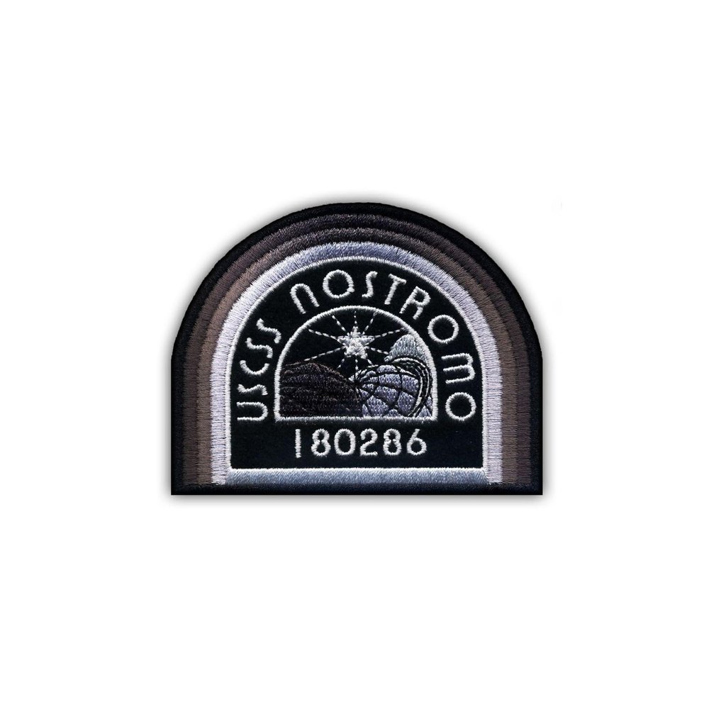 USCSS Nostromo Grayscale Embroidered Sew-On Patch