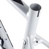 HIMALO 700C Road Bike Frame, 46 cm, Aluminum Alloy, XC Disc Brake, 12 x 142 mm Thru-Axle, BSA68, Internal Routing, White view 4