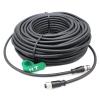 HangTon Power I/O Extension Cable for Cognex, Keyence, and Microscan Readers, M12 A-Code 12-Pin, Plug to Socket, 25 m view 2