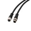 HangTon Power I/O Extension Cable for Cognex, Keyence, and Microscan Readers, M12 A-Code 12-Pin, Plug to Socket, 25 m view 3