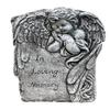 stoneandstyle Angel Memorial Stone “In Loving Memory,” Frost-Resistant Cast Stone view 1