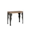 Itamoby Paxon Premium Console Table, Natural Oak, Anthracite Frame view 1