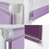 Portable Blackout Roller Blind 120 x 180 cm, Purple view 4