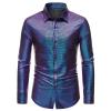 DeaAmyGline Men's 70s Disco Sequin Shirt view 1