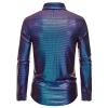 DeaAmyGline Men's 70s Disco Sequin Shirt view 4