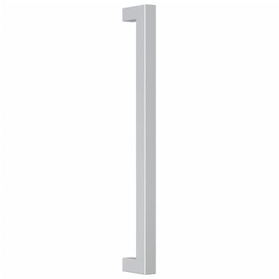 vidaXL 20-Piece Cabinet Handles, Square Tube Design, Silver, 224 mm Stainless Steel